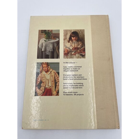 Stitch By Stitch Vintage Sewing Knitting Crochet Needlecraft Hardcover Book - Picture 2 of 2